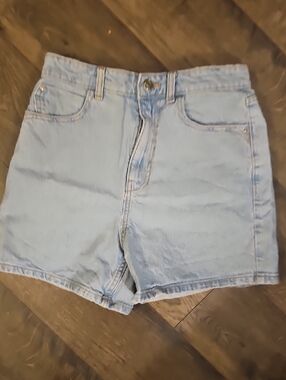ZARA Jean Shorts Light Blue Denim Size 4 Women Summer